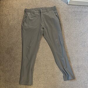 Fabletics Gray Chinos Relaxed Fit Elastic Waist